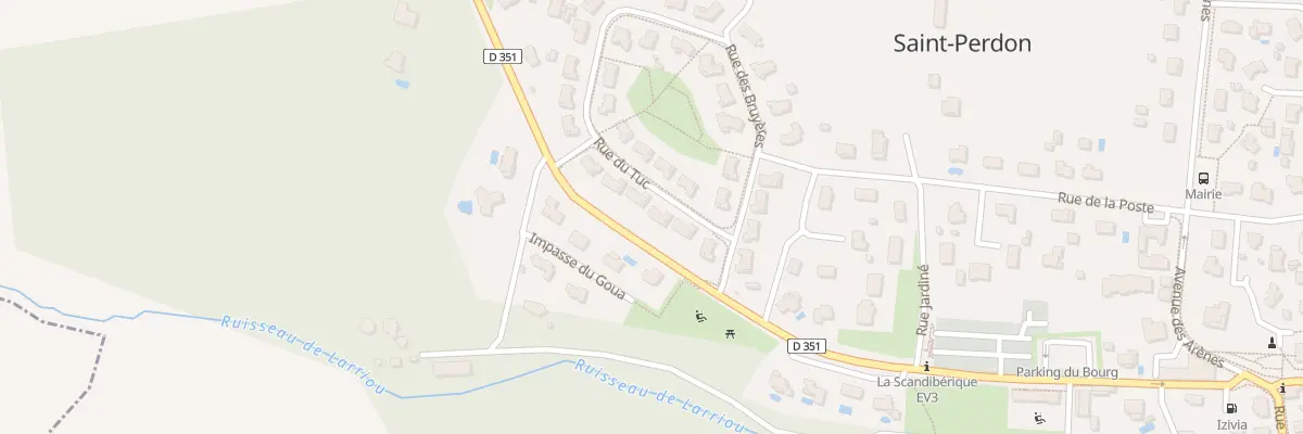 Plan du 25 Rue du Tuc à Saint-Perdon