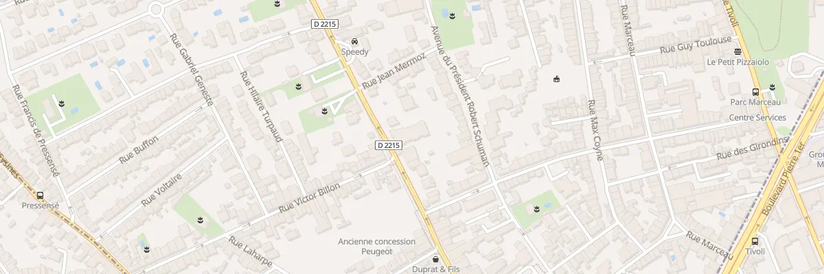 Plan du 85 Av de la Liberation au Bouscat