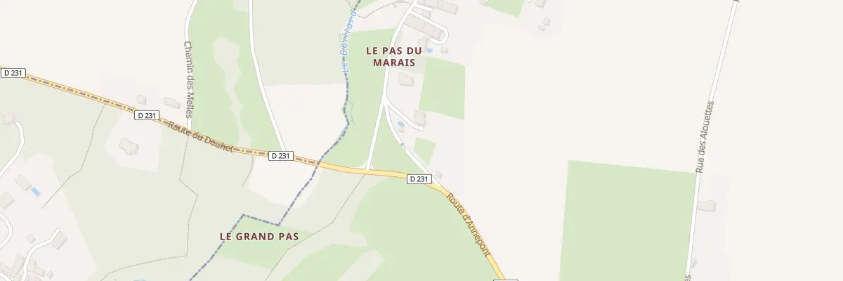 Plan du 2 Rte de la Belle Etoile à Juicq