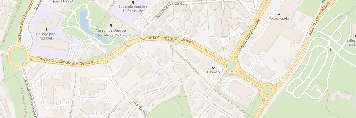 Plan du 21 Rue de la Chambre aux Deniers à Angers