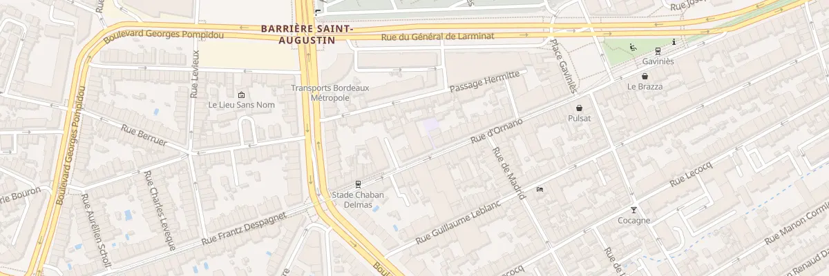 Plan du 273 Rue d’Ornano à Bordeaux