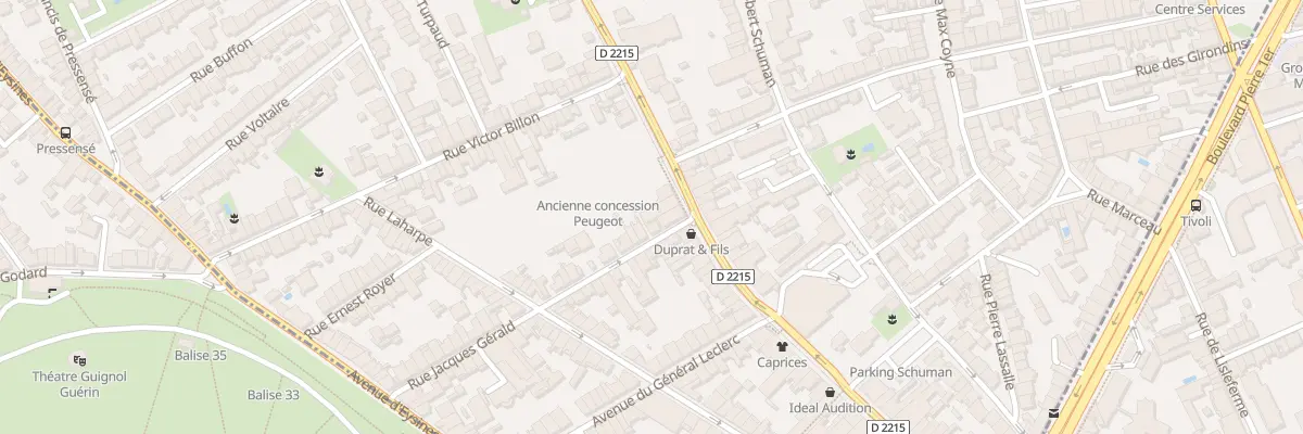 Plan du 7 Rue Jacques Gérald au Bouscat