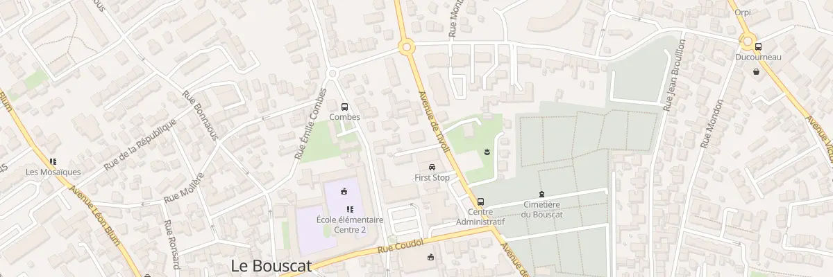 Plan du 232 Av de Tivoli au Bouscat