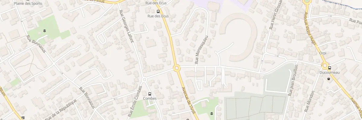 Plan du 283 Av de Tivoli au Bouscat