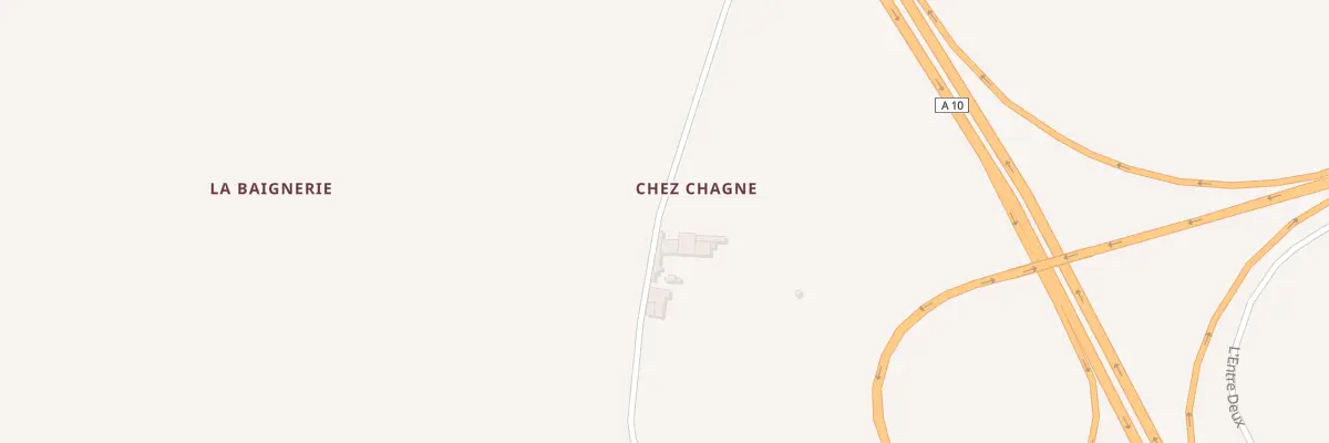 Plan du 1 Chez Chagne à Saint-Martial-de-Mirambeau