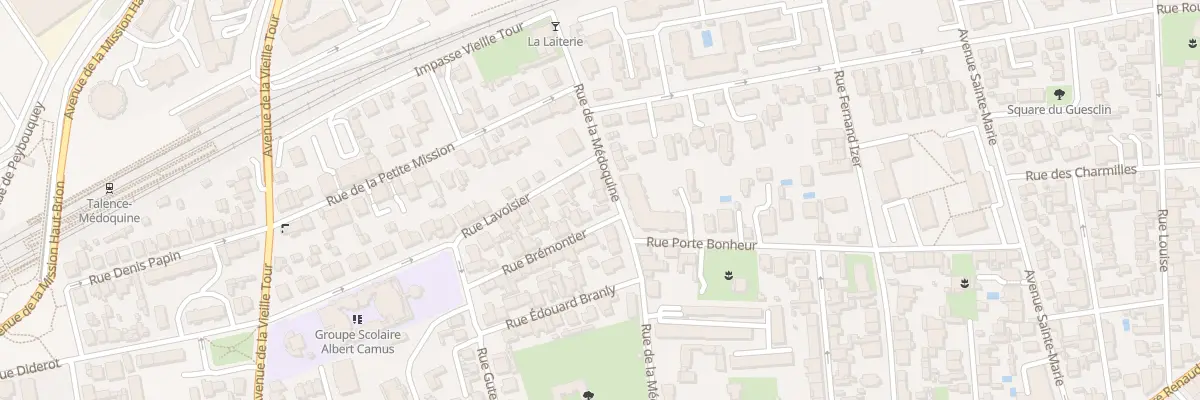 Plan du 59B Rue de la Medoquine à Talence