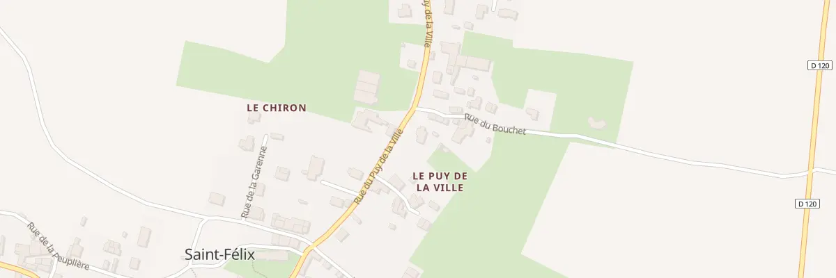Plan du 36 Rue du Puy de la Ville à Saint-Félix