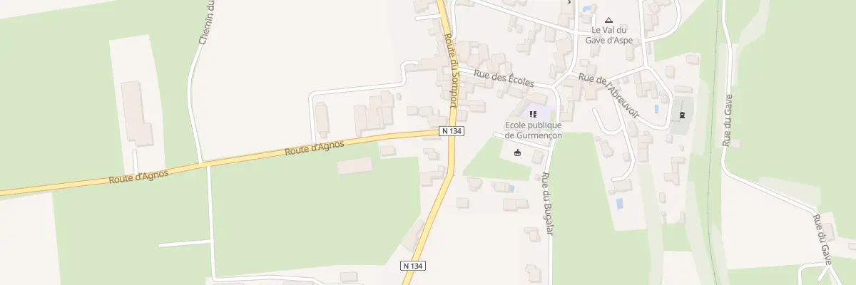 Plan du 17 Rte d’Agnos à Gurmençon