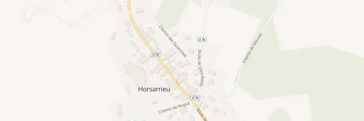 Plan du 116 Rue St Blaise à Horsarrieu