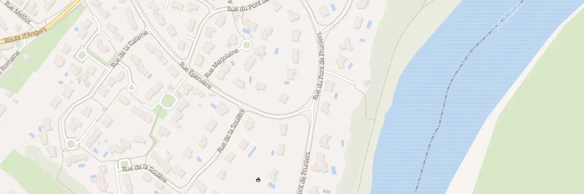 Plan du 2 Rue Épervière à Bouchemaine
