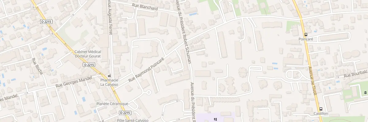 Plan du 178 Av Pdt Robert Schuman au Bouscat