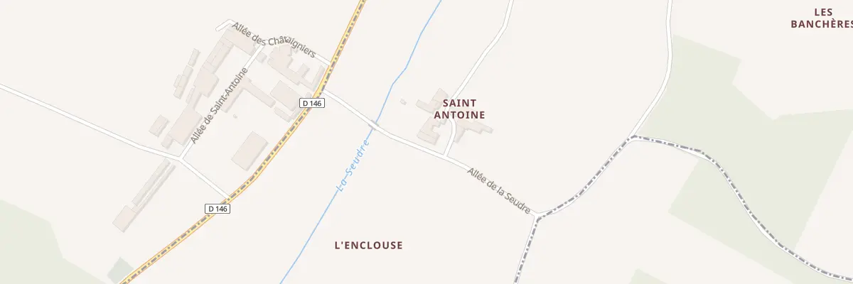 Plan du 13 All de la Seudre à Saint-Genis-de-Saintonge