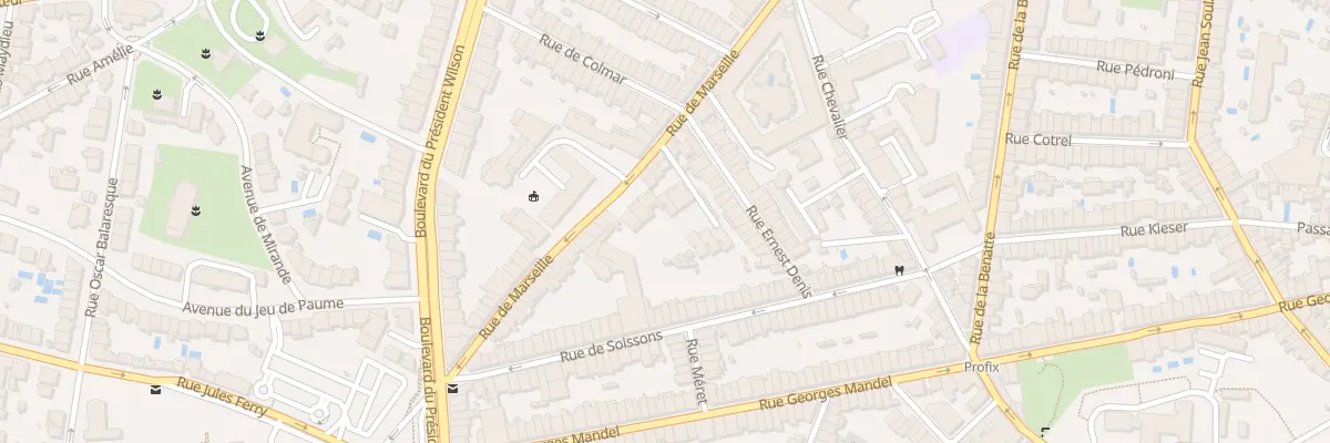 Plan du 76 Rue de Marseille à Bordeaux