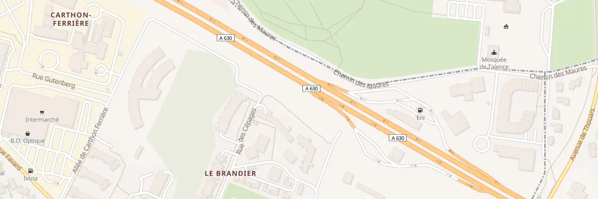 Plan du 10 Rue des Cépages à Gradignan