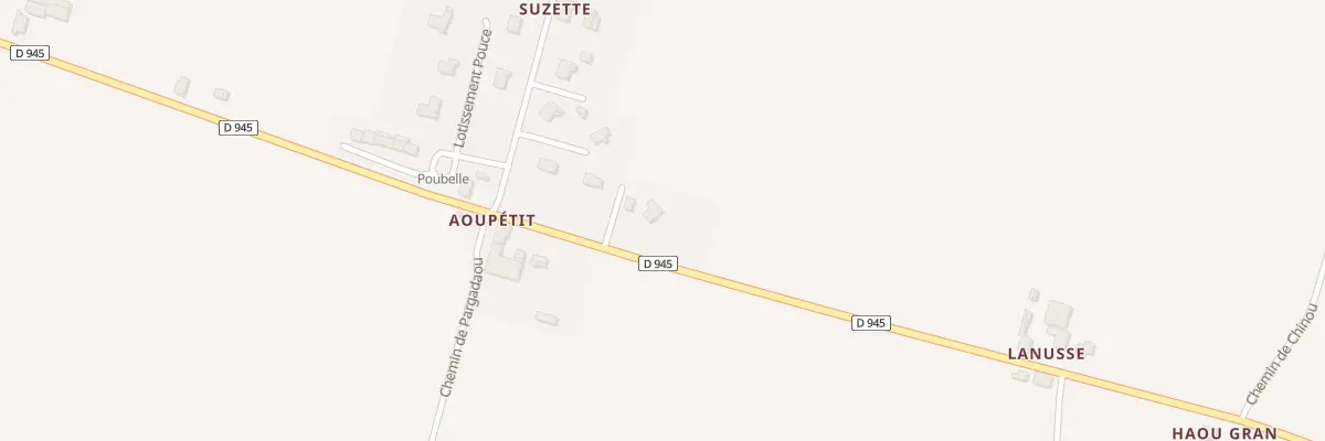 Plan du 4700 Che Départemental 945 à Hagetaubin