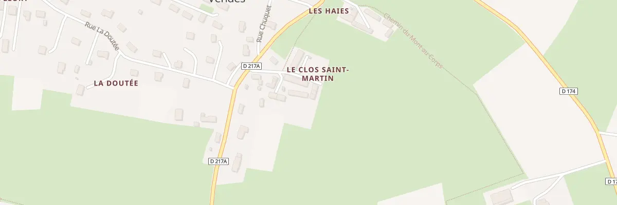 Plan du 5036 Les Haies à Vendes