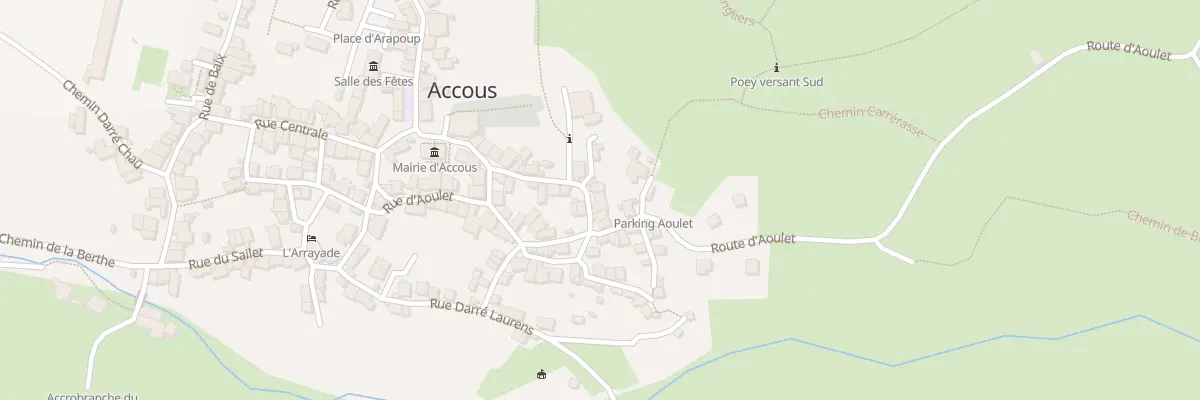 Plan du 15 Rue de Haut à Accous