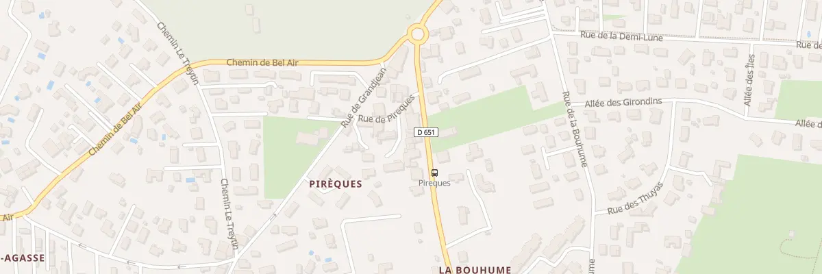 Plan du 5 Rue de Pirèques à Léognan
