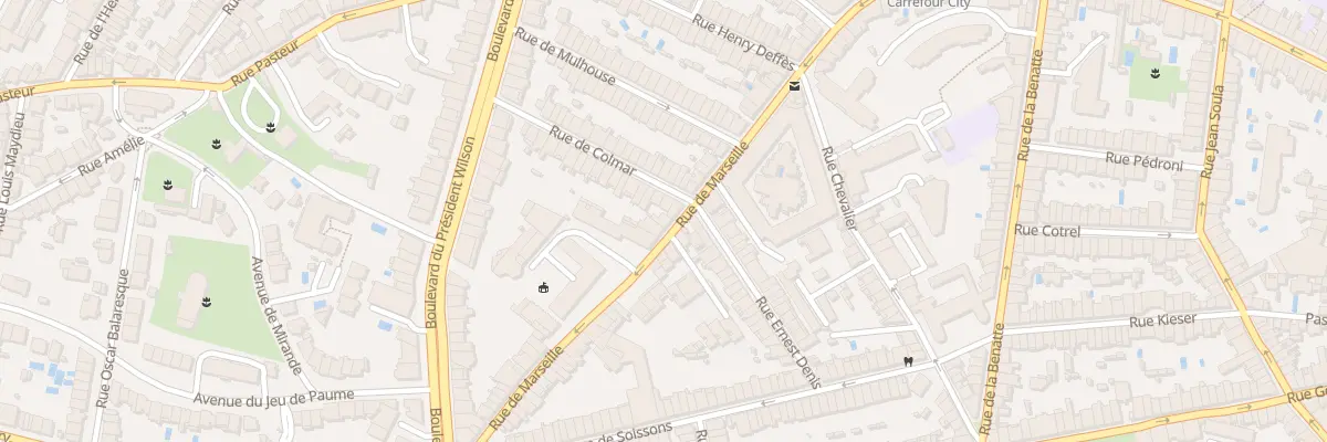 Plan du 51 Rue de Marseille à Bordeaux