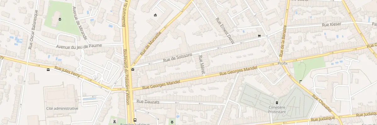 Plan du 62 Rue de Soissons à Bordeaux