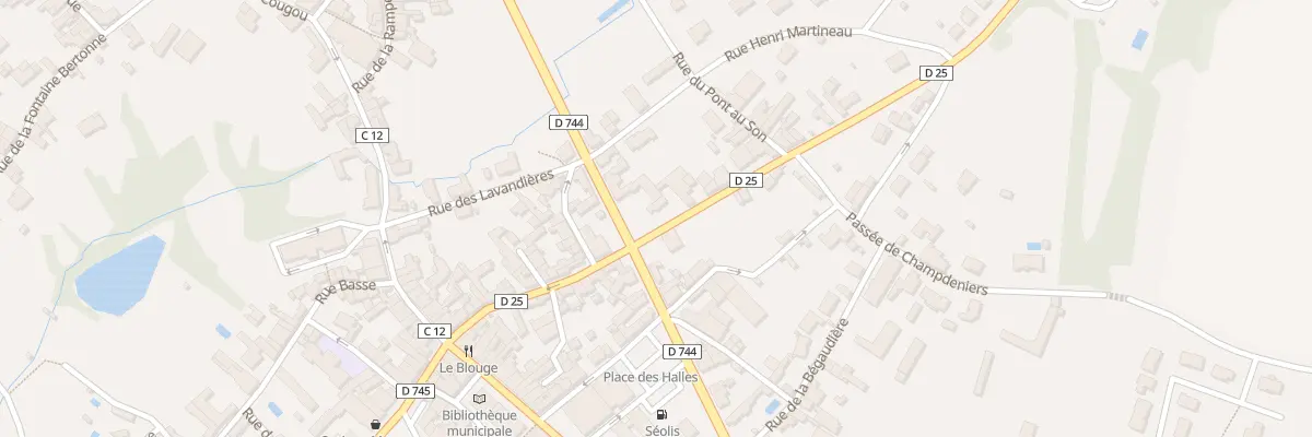 Plan du 27 Rue de Parthenay à Coulonges-sur-l’Autize