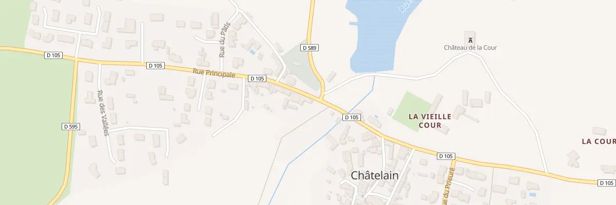 Plan du 28 Rue Principale à Châtelain