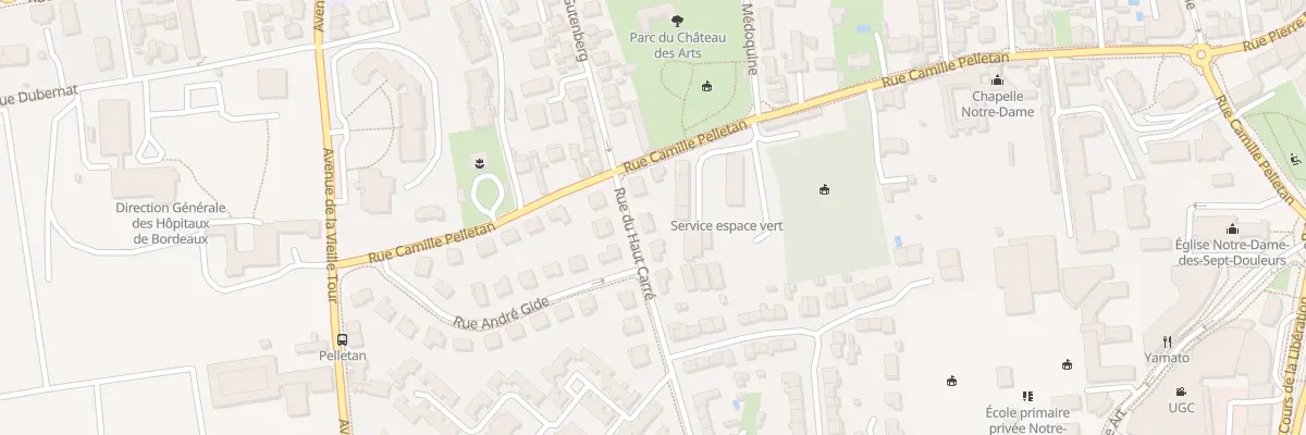 Plan du 49 Rue du Haut Carre à Talence