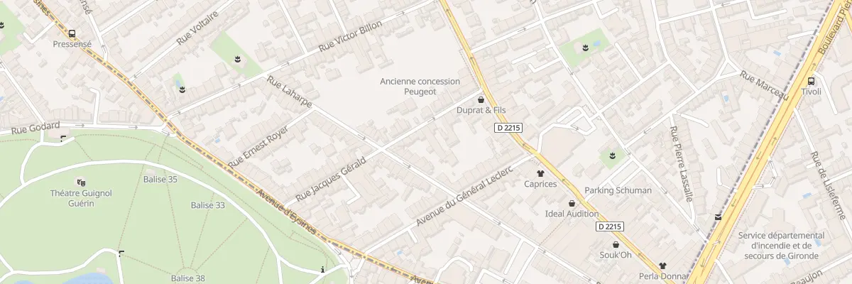 Plan du 18B Rue Jacques Gérald au Bouscat