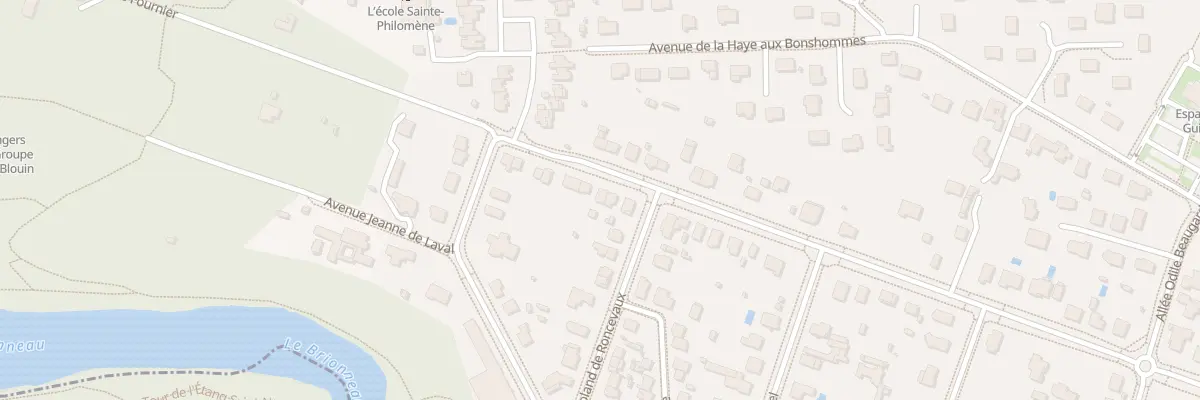 Plan du 75 Av du Cdt Mesnard à Avrillé
