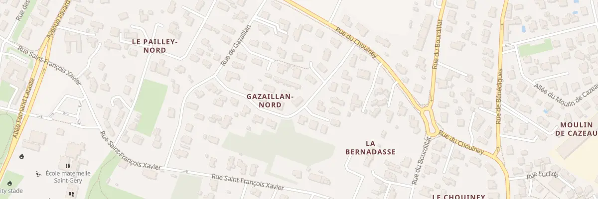 Plan du 16 Rue du Soleil Levant à Gradignan