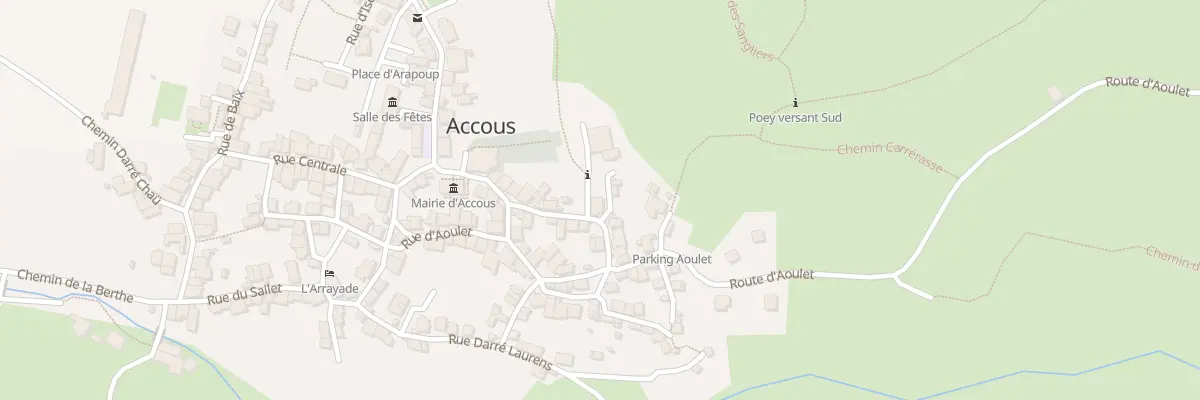 Plan du 1 Che de Garcet à Accous