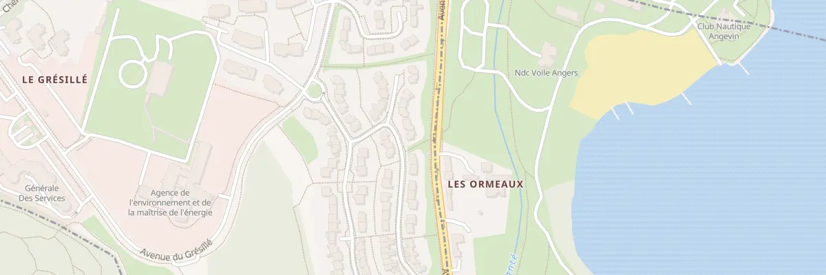 Plan du 84 Sq de la Chouanière à Angers