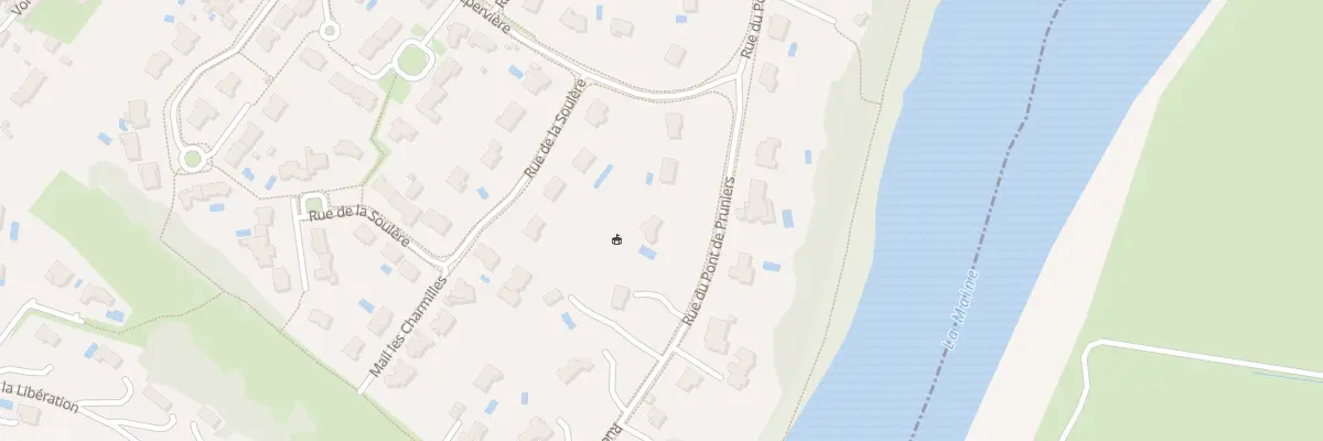 Plan du 9 Rue du Pont de Pruniers à Bouchemaine