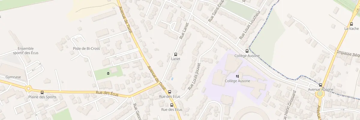Plan du 11 Rue Lanet au Bouscat