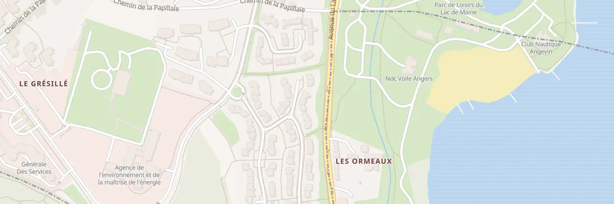 Plan du 90 Sq de la Chouanière à Angers