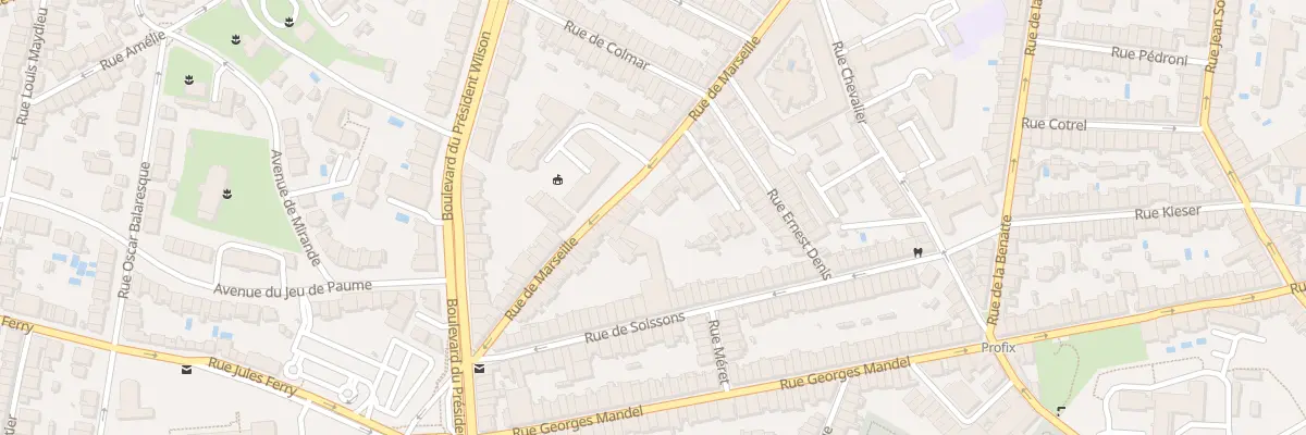 Plan du 82 Rue de Marseille à Bordeaux