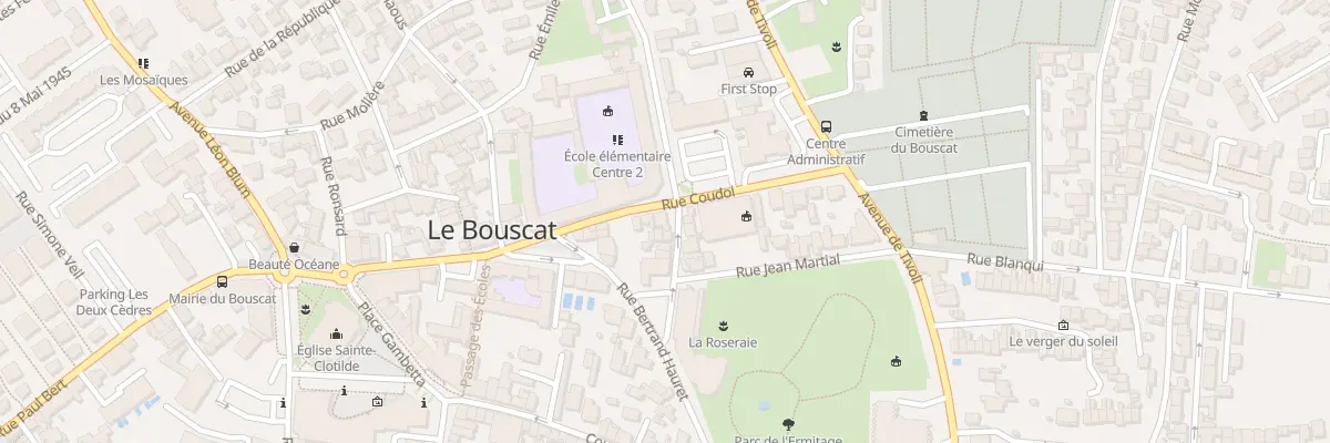 Plan du 12 Rue Georges Lafont au Bouscat