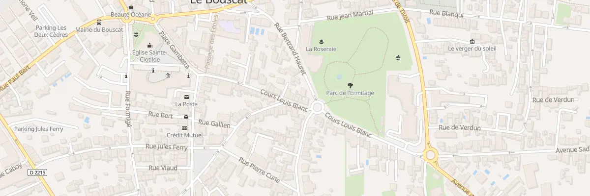 Plan du 38 Crs Louis Blanc au Bouscat