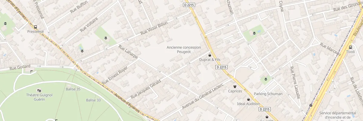 Plan du 17 Rue Jacques Gérald au Bouscat