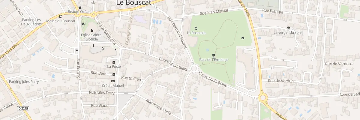 Plan du 36 Crs Louis Blanc au Bouscat
