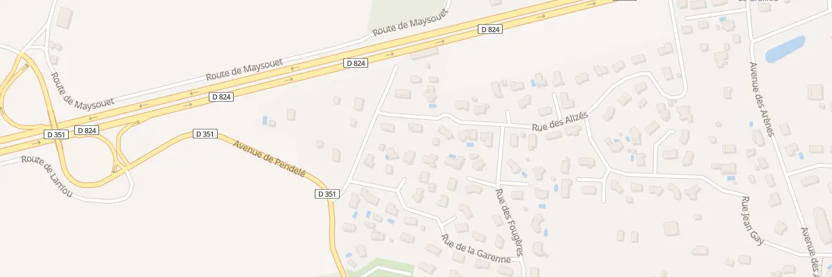 Plan du 40 Rue des Alizés à Saint-Perdon