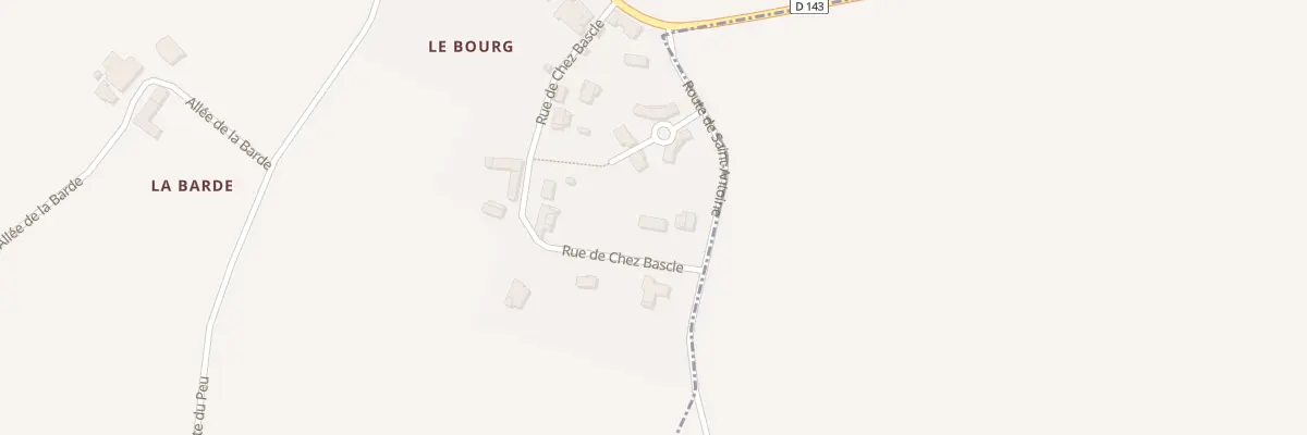 Plan du 17 Chez Bascle à Bois