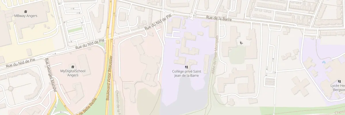 Plan du 165B Rue de la Barre à Angers