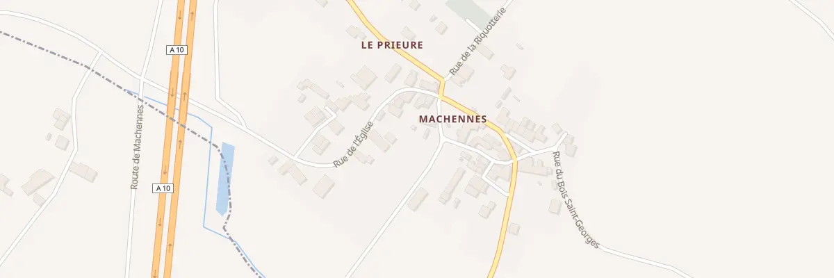 Plan du 5043 Machennes à Mazerolles