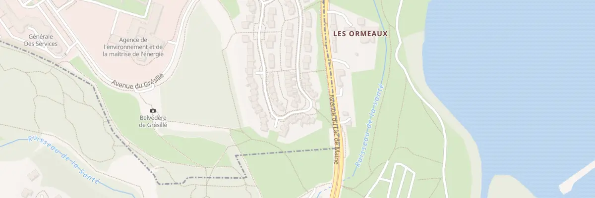 Plan du 41 Sq de la Chouanière à Angers