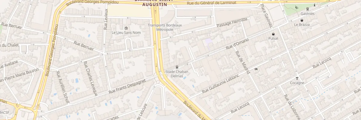 Plan du 291 Rue d’Ornano à Bordeaux
