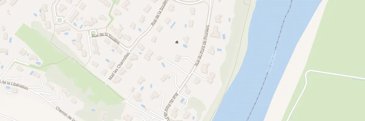 Plan du 7 Rue du Pont de Pruniers à Bouchemaine