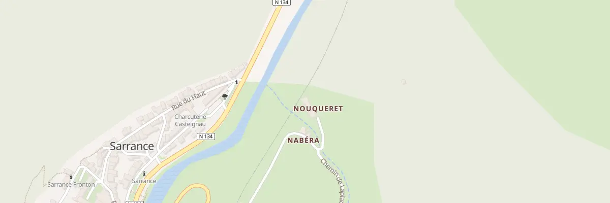 Plan du 5053 Couratoou à Sarrance