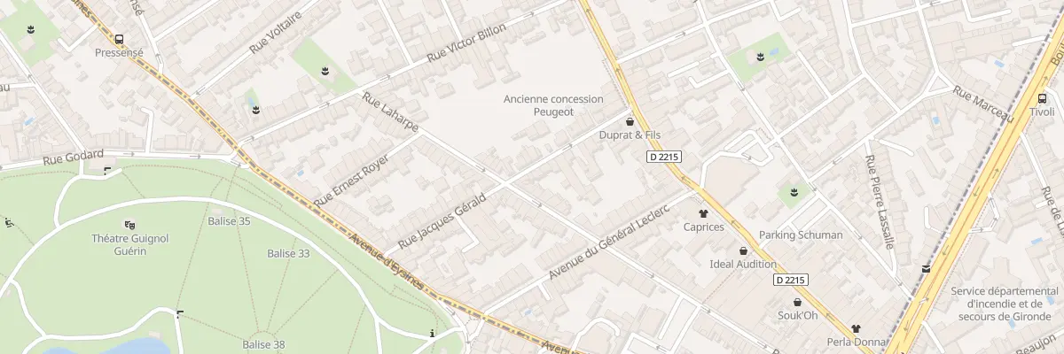 Plan du 26 Rue Jacques Gérald au Bouscat