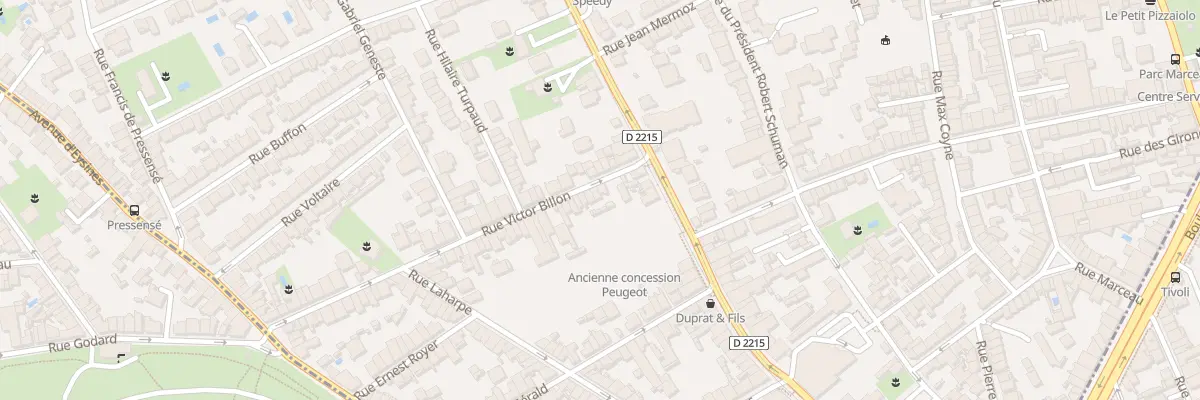 Plan du 10 Rue Victor Billon au Bouscat